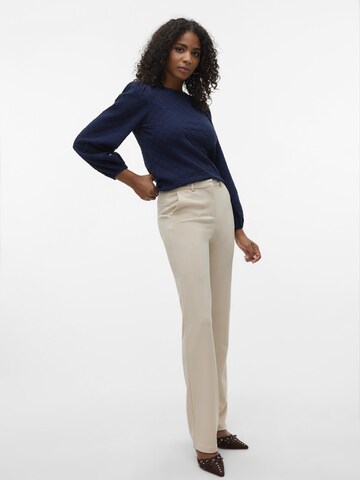 VERO MODA Regular Hose 'ZAMIRA' in Beige