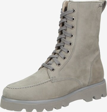 SIOUX Lace-Up Ankle Boots 'Meredira' in Grey: front