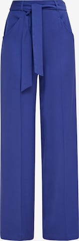 Pantalon à plis COMMA en bleu : devant