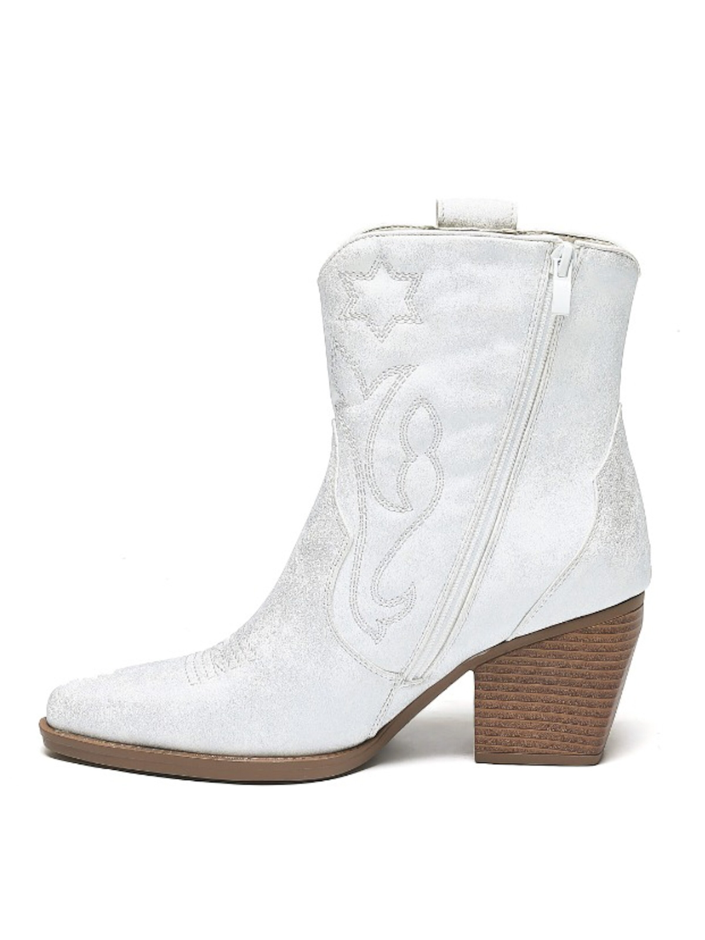 Bottes de cowboy Smile Favorites en argent