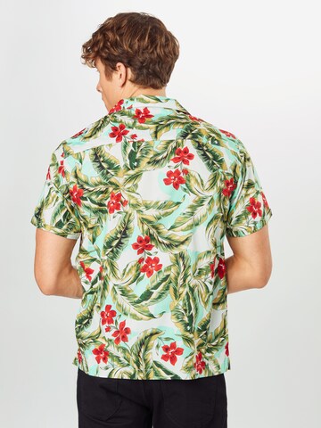 Superdry Regular fit Overhemd 'Hawaiian' in Groen