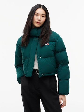 Tommy Jeans - Chaqueta de invierno 'ALASKA' en verde: frente