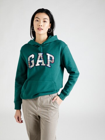 GAP Sweatshirt 'HERITAGE' i grøn: forside