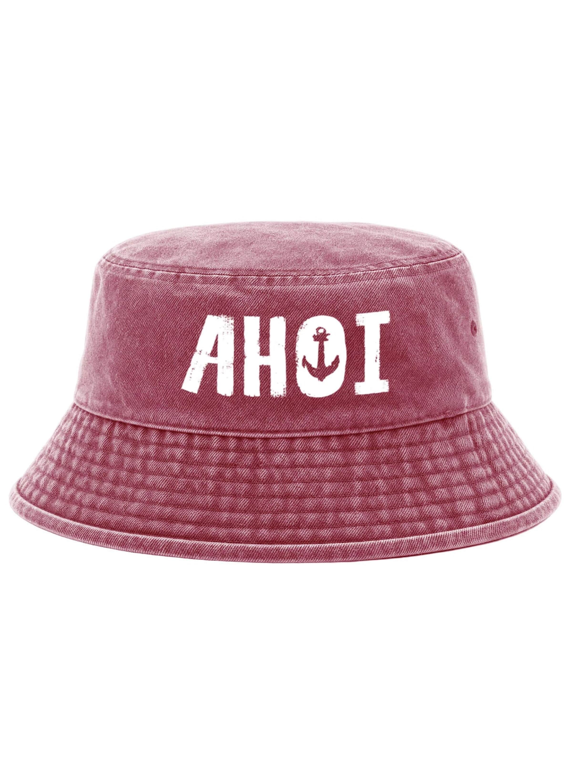 Neverless Hat 'Ahoi' in Red: front