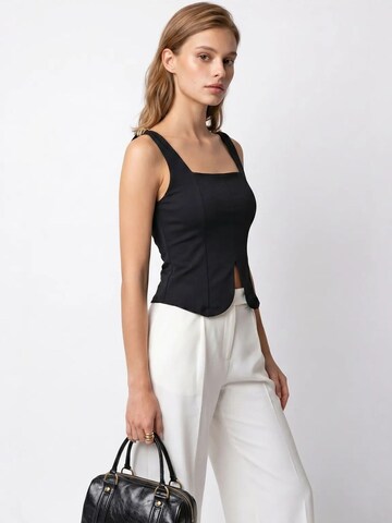 MixRay Top in Zwart