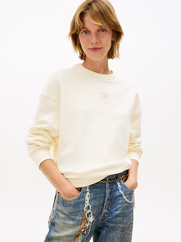 Tommy Jeans Sweatshirt in Gelb: Vorderseite