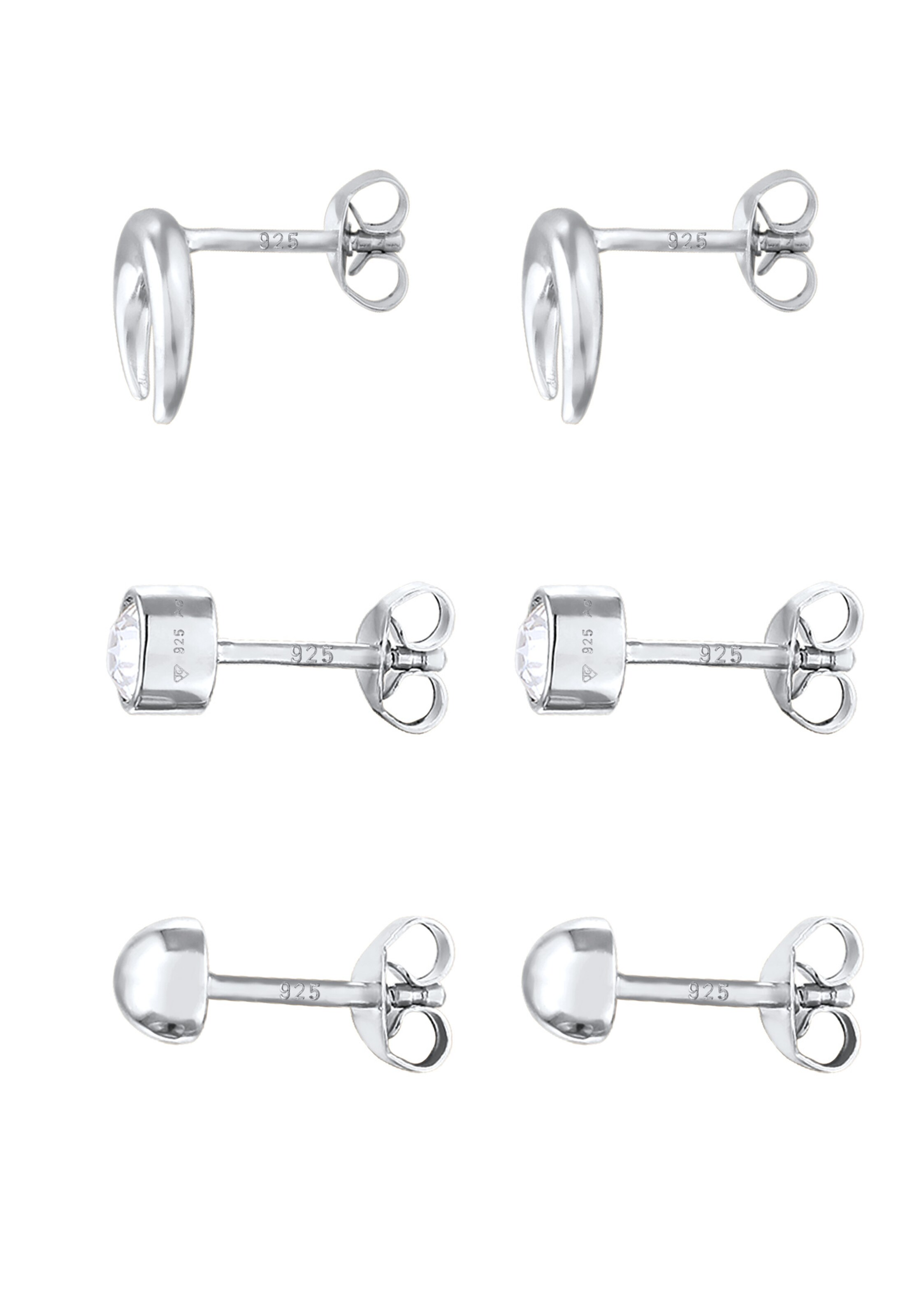 ELLI Oorbellen in Zilver