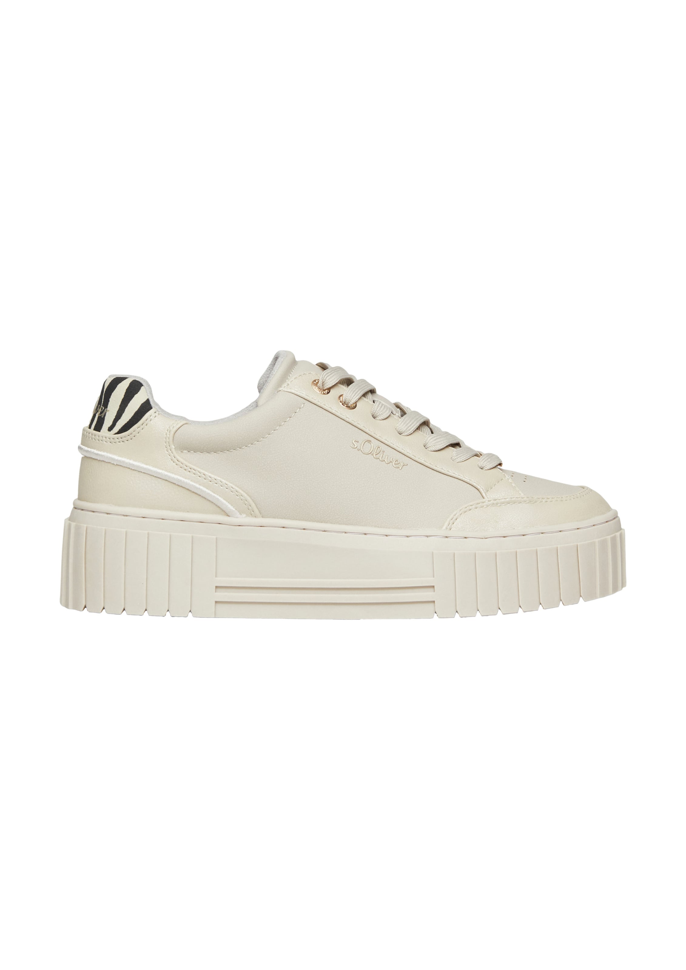 s.Oliver Sneaker in Beige: Vorderseite