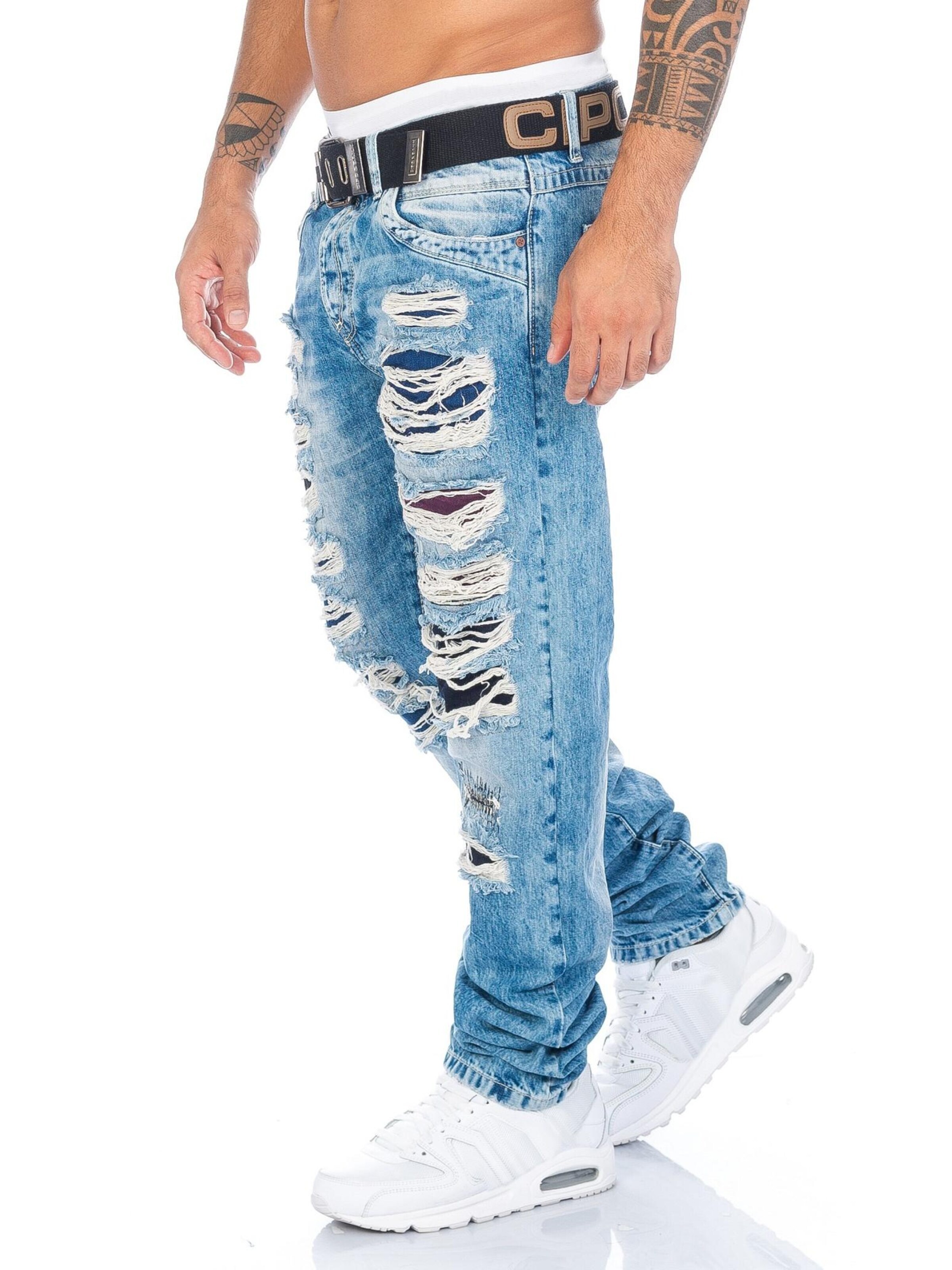 CIPO & BAXX Regular Jeans 'BJ131'‌‌ in Blau