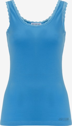 Top di Influencer in blu: frontale