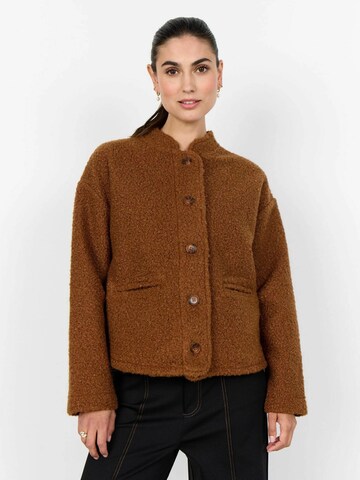 Soyaconcept Přechodná bunda 'Shaima' – hnědá: přední strana