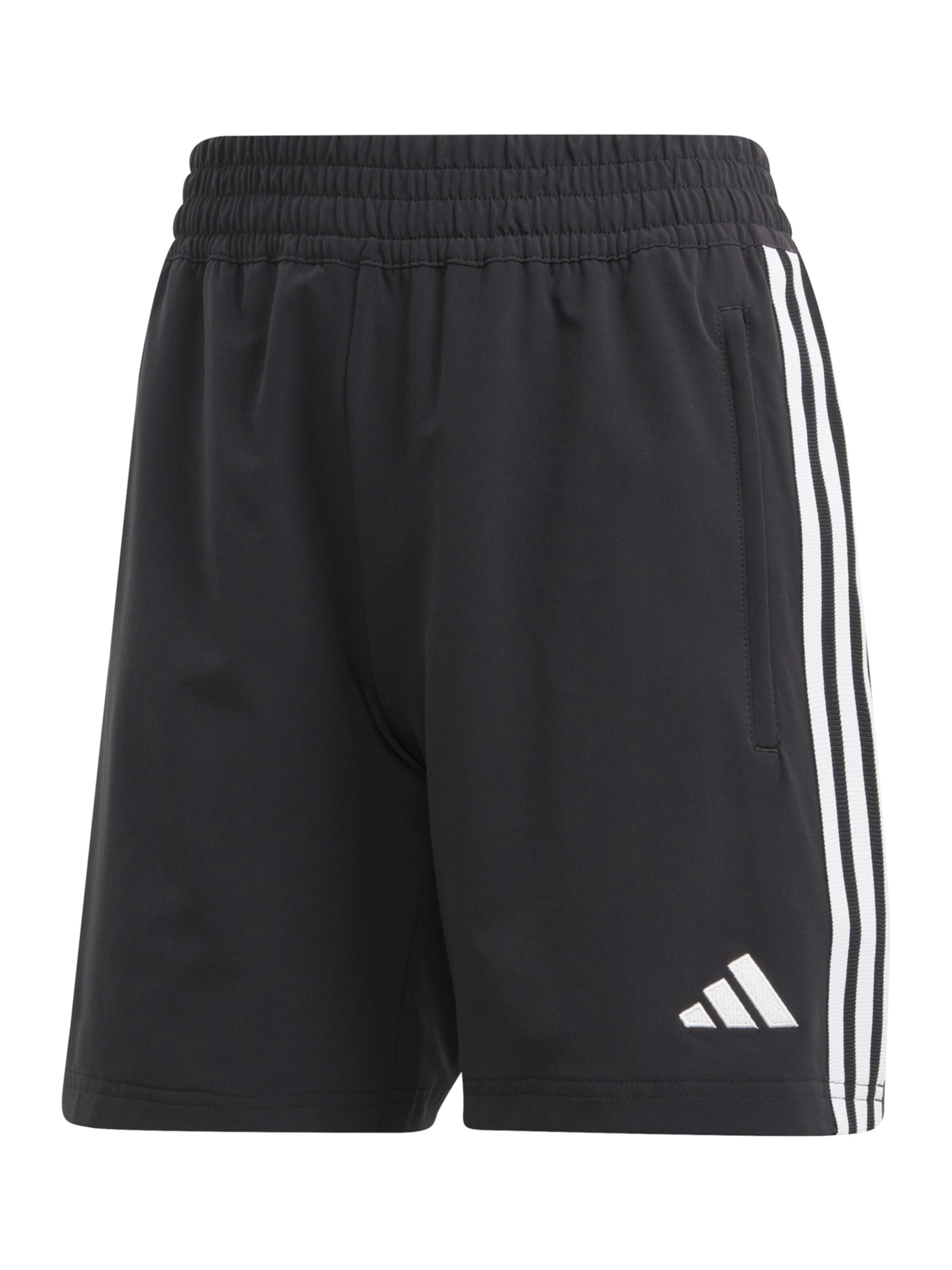 ADIDAS PERFORMANCE Sportshorts 'Tiro 23 Competition Downtime' in XXXS-XXS in schwarz / weiß, Produktansicht