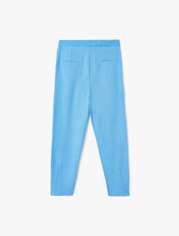 Koton Tapered Pleat-front trousers in Blue