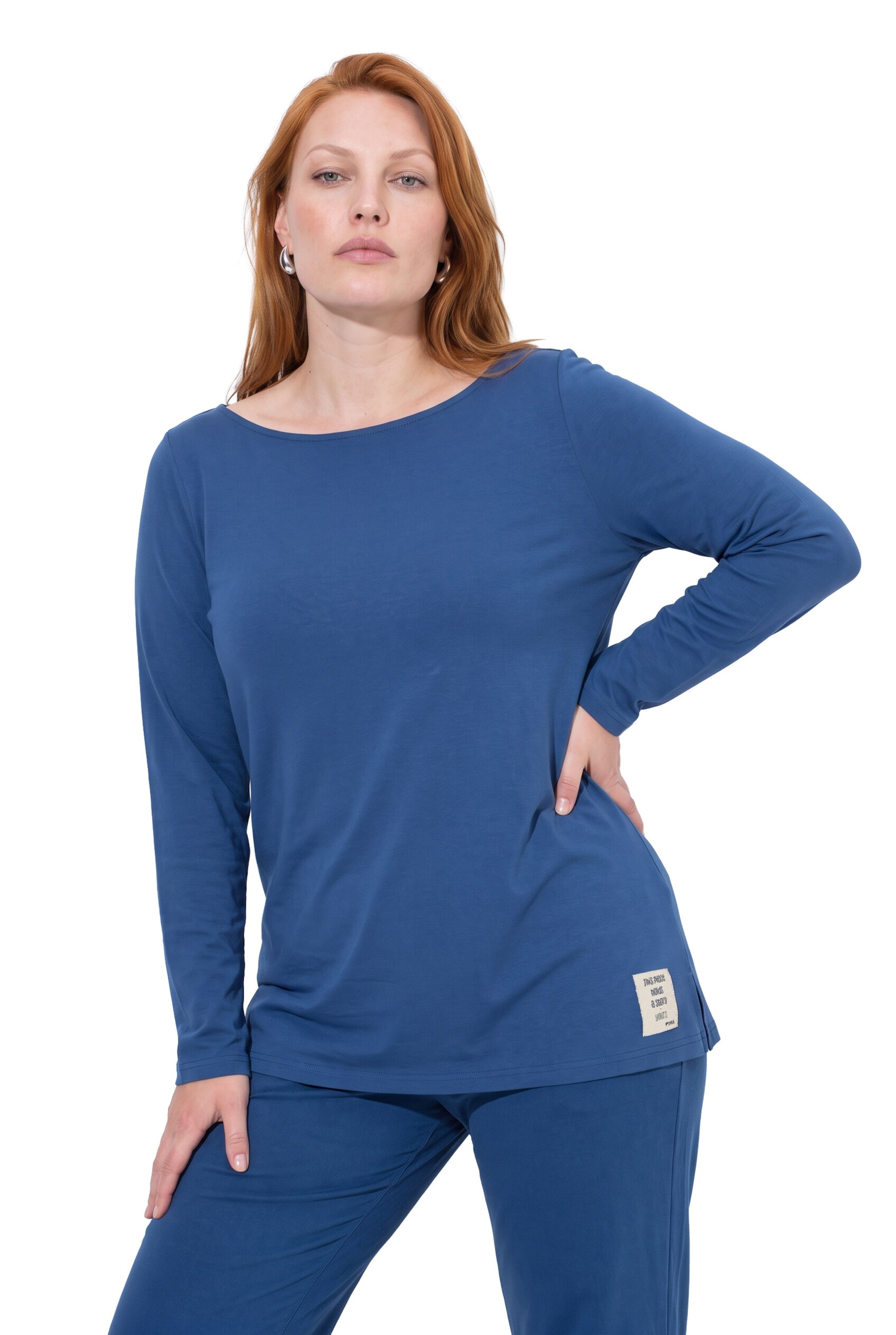 Ulla Popken Shirt in Blue: front