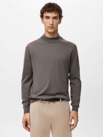 MANGO MAN Tröja 'WILLYM' i brun: framsida