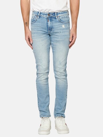 KOROSHI - Slimfit Calças de ganga em azul: frente
