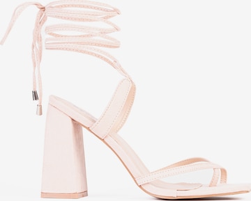 Celena T-Bar Sandals 'Chenaya' in Pink