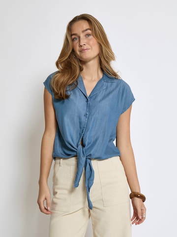 Camicia da donna 'Elaina' di DESIRES in blu: frontale