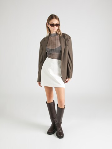 Lindex - Falda 'Filippa' en blanco