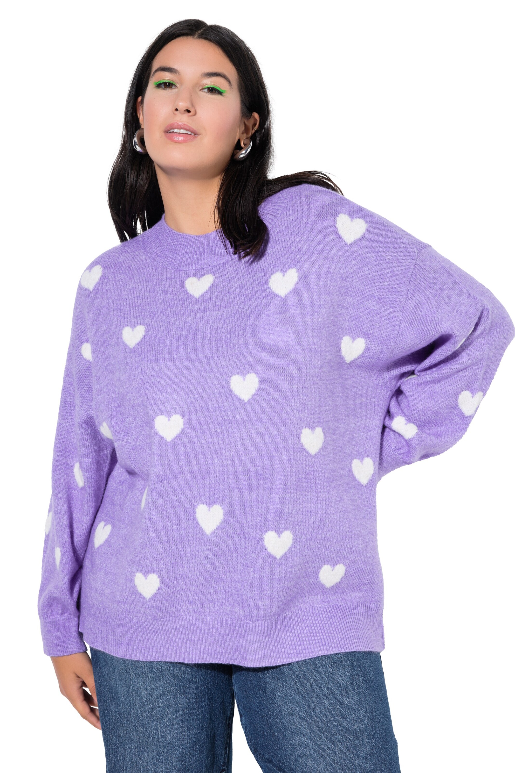 Studio Untold Sweater in Purple: front