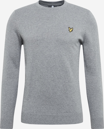 Pull-over Lyle & Scott en gris : devant