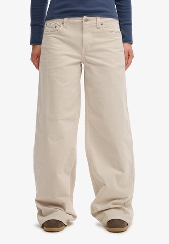 Loosefit Pantalon Superdry & Co en beige : devant