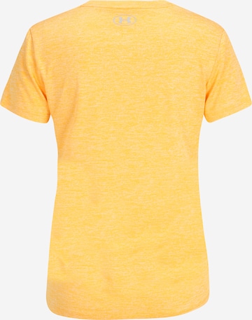 UNDER ARMOUR Functioneel shirt 'Tech' in Geel