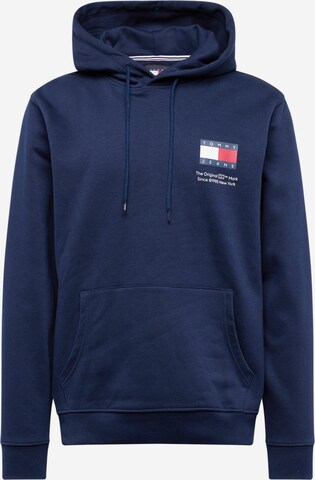 Tommy Jeans Sweatshirt 'Essential' i blå: forside