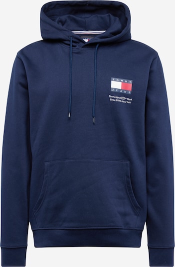 Tommy Jeans Sweatshirt 'Essential' in dunkelblau / rot / weiß, Produktansicht