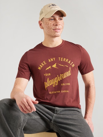 s.Oliver T-Shirt in Rot: Vorderseite