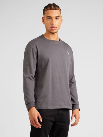 Calvin Klein Jeans Shirt 'Institutional' in Grey: front