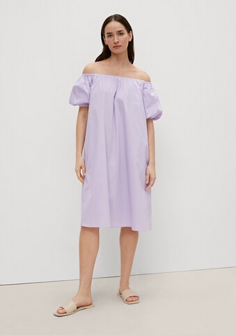 COMMA Kleid in Lila: Vorderseite