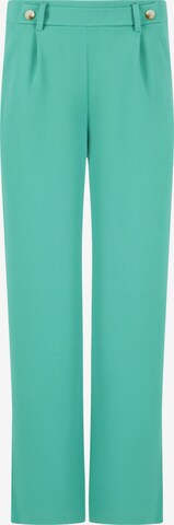 LolaLiza Wide leg Pleat-front trousers in Green: front