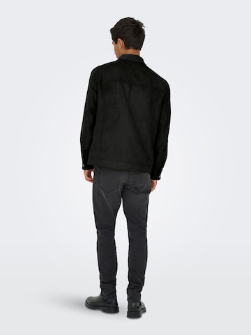 Only & Sons Between-season jacket in Black