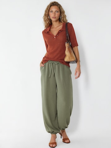 Regular Pantalon de sport Busem en vert