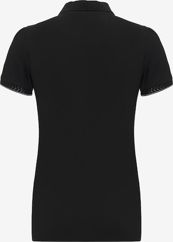 DENIM CULTURE Poloshirt 'Blaga' in Schwarz