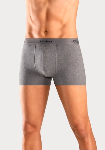 s.Oliver - Boxers em cinzento: frente