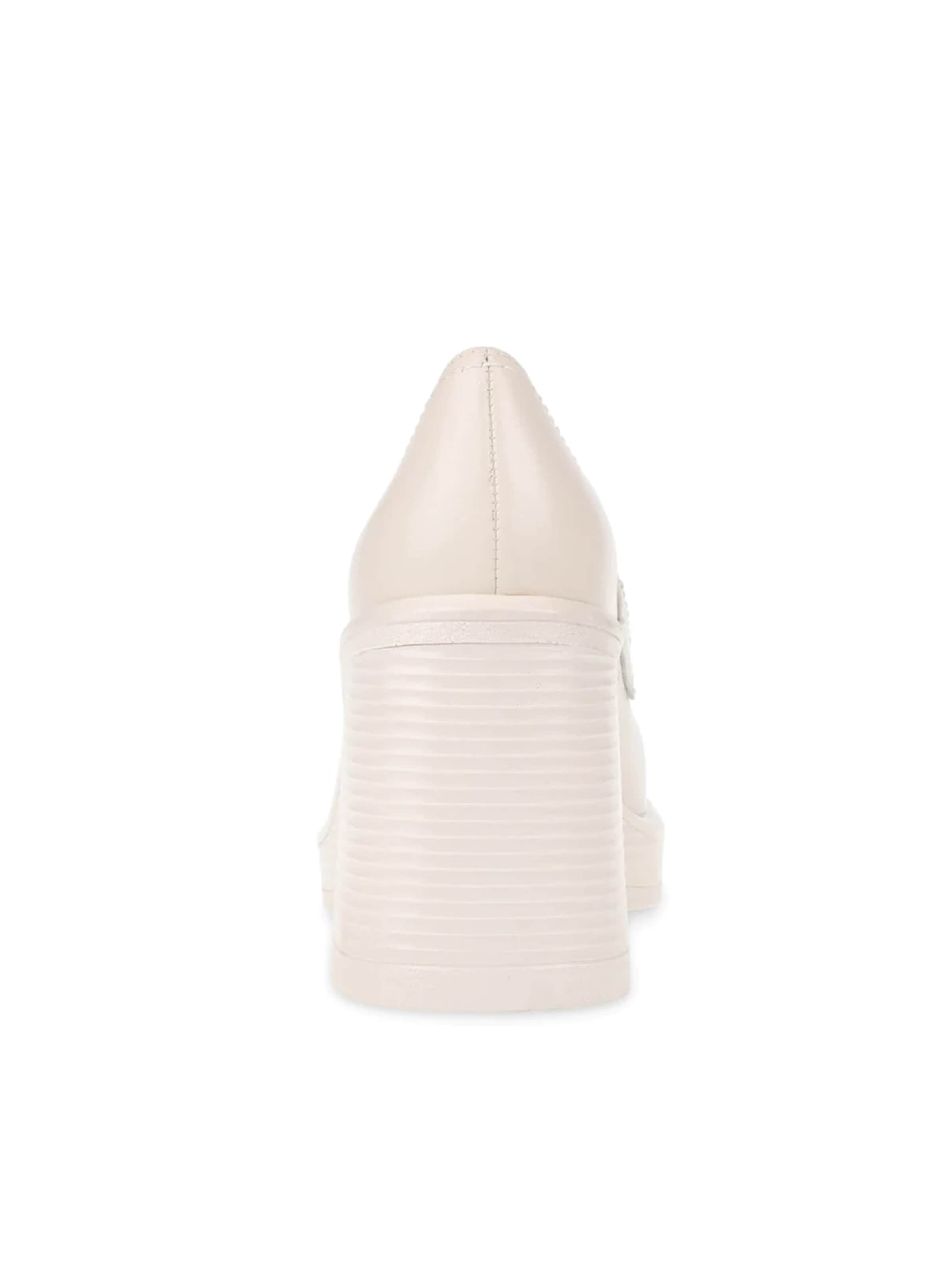Escarpins à plateforme 'Womens Far-Out Nantural Le Loafer Shoes' STEVE MADDEN en blanc