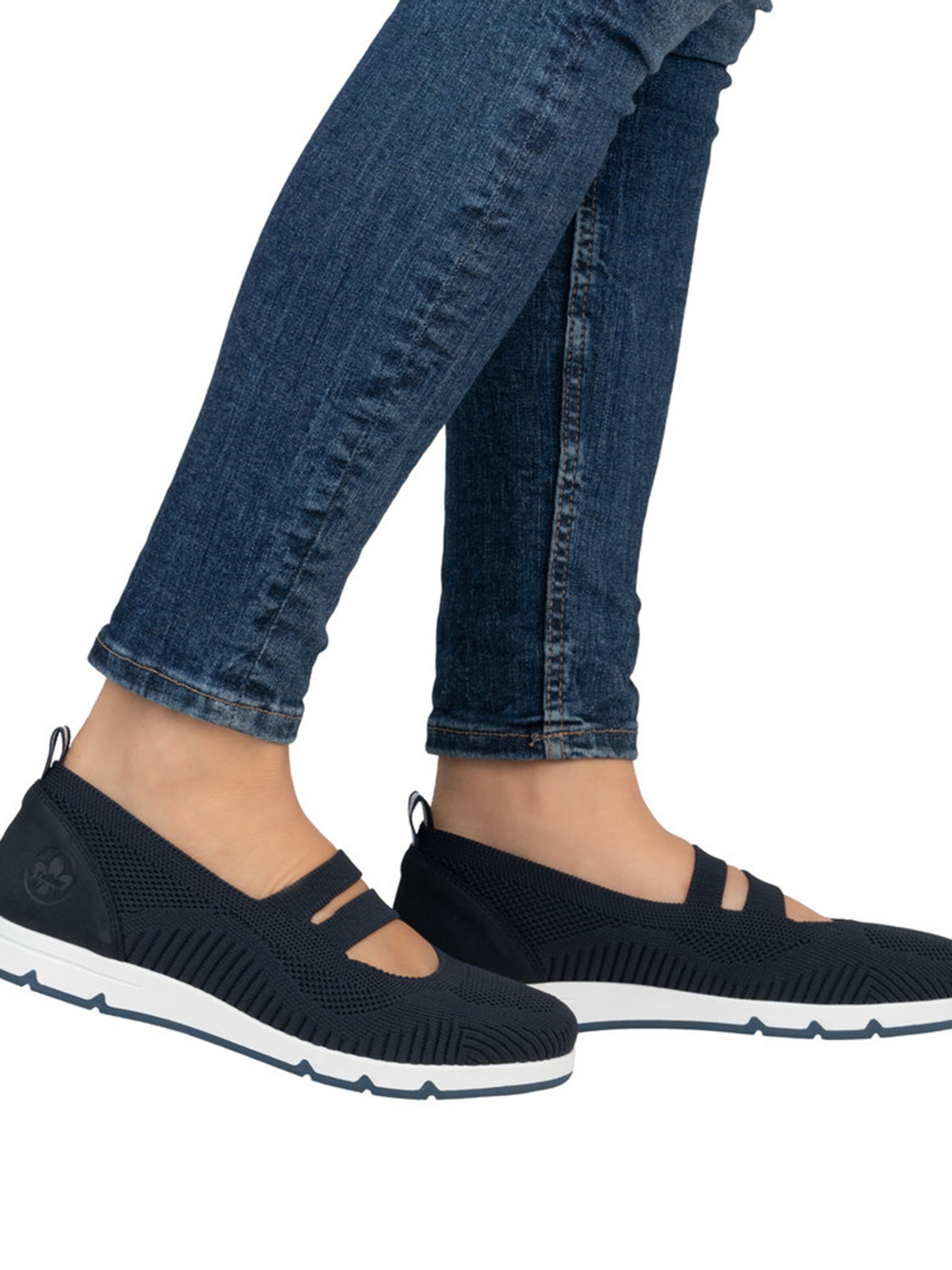 Rieker - Sabrina com tiras em azul