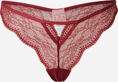 Siaurikės 'ISABELLE CHEEKINI' iš Hunkemöller, spalva – kraujo spalva, Prekių apžvalga