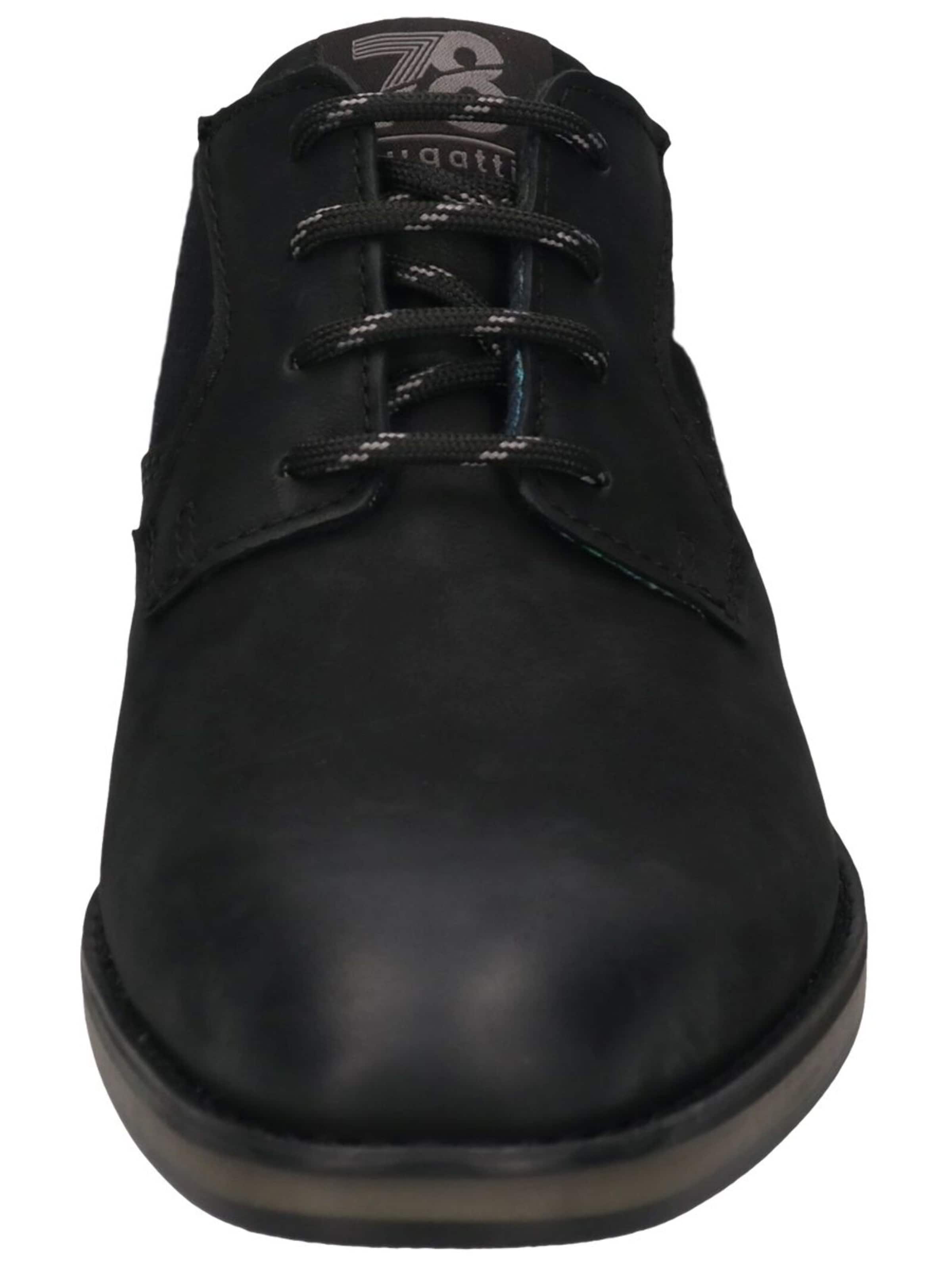 bugatti Schnürschuh in Schwarz