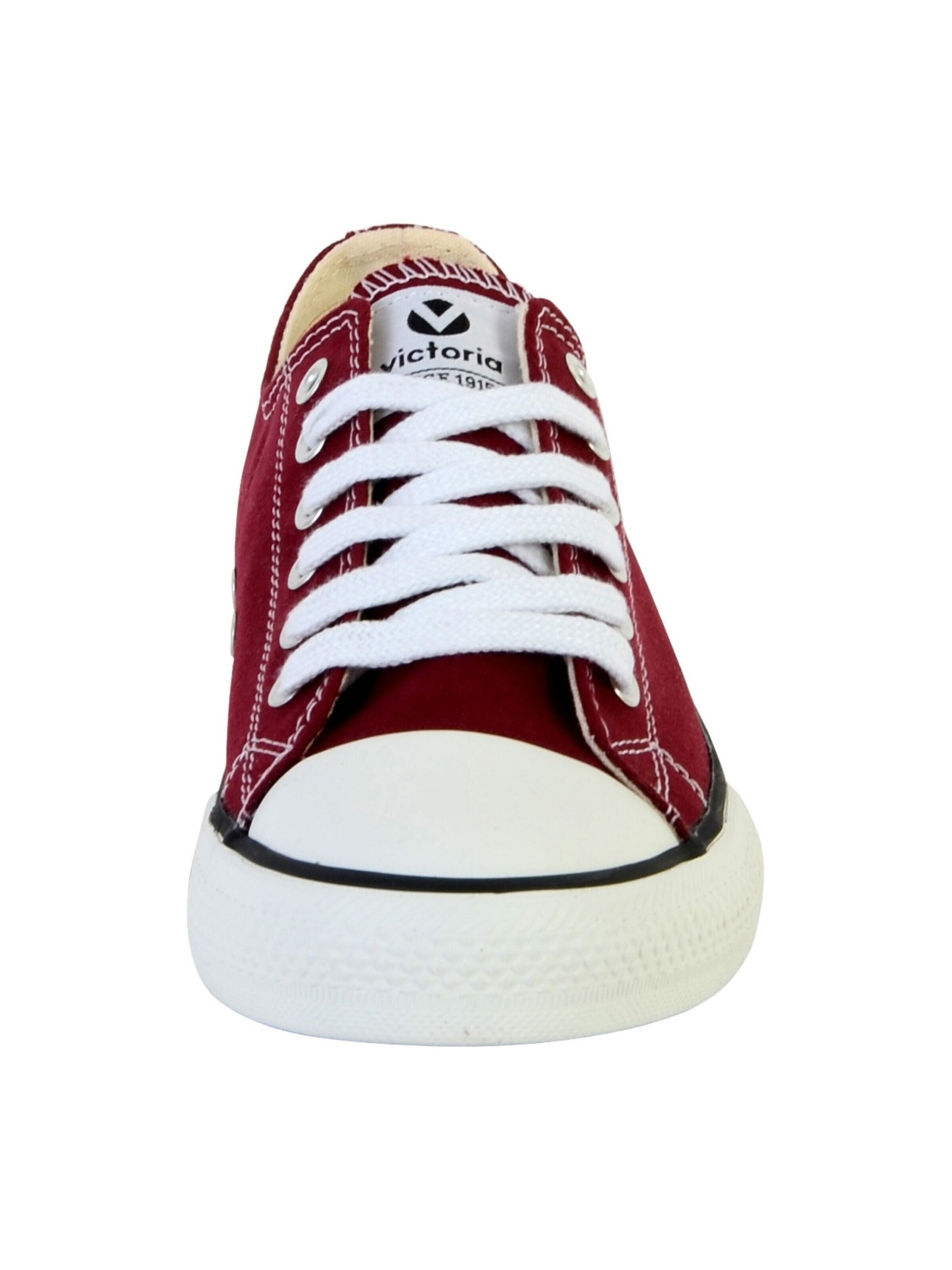 Chaussure de sport à lacets victoria en rouge