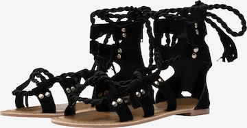 DreiMaster Vintage Sandali s paščki | črna barva
