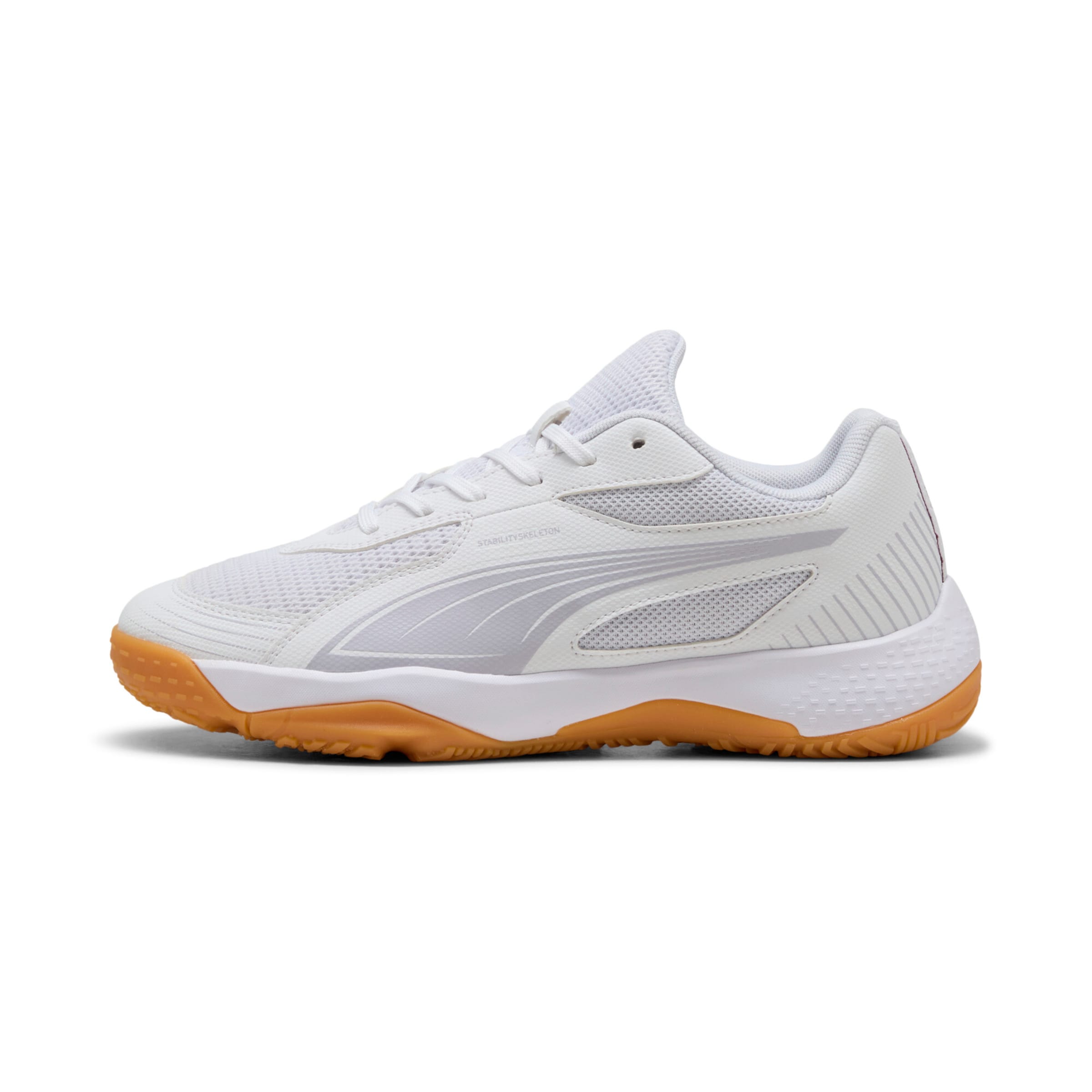 PUMA Athletic Shoes in White: front