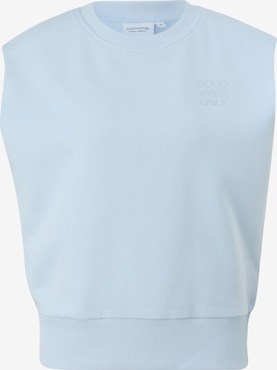 comma casual identity Sweat-shirt en bleu clair, Vue avec produit