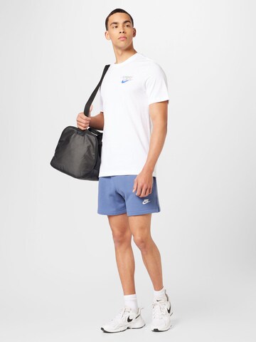 Nike Sportswear Regular Pants 'Club' in Blue