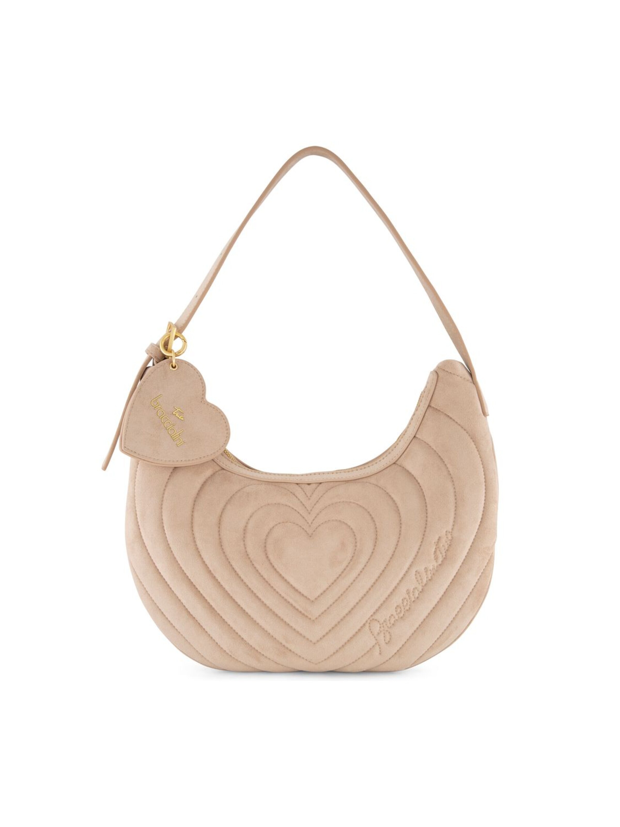Braccialini - Bolso de hombro 'Beth Matelassé' en rosa: frente