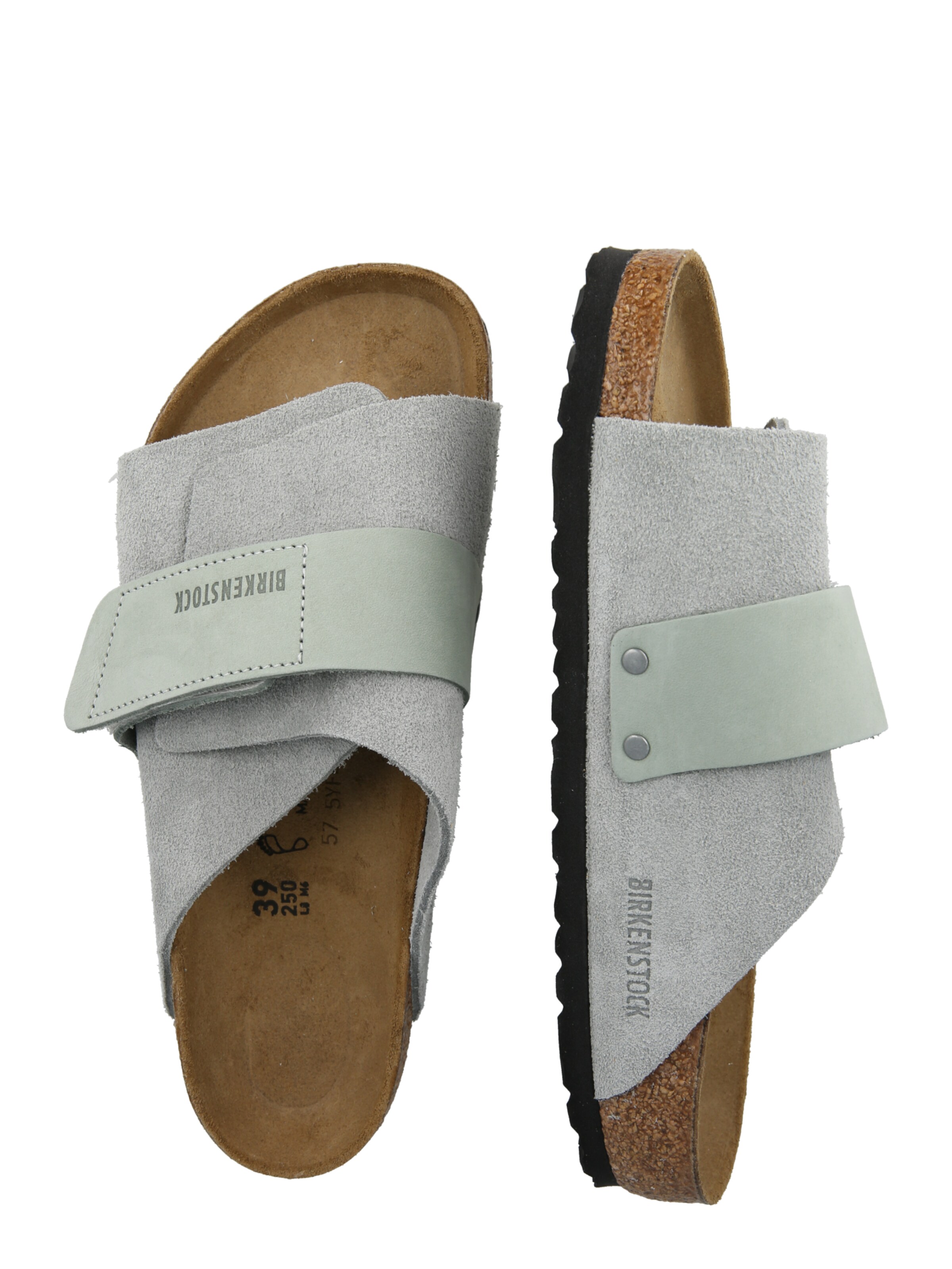 BIRKENSTOCK Pantolette 'Kyoto' i grön