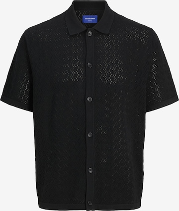 JACK & JONES Skjorte 'JORTYLER' i sort: forside