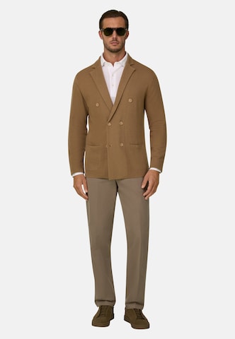 Boggi Milano Regular fit Colbert in Bruin